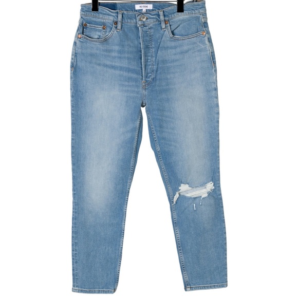 Re/done 90s high rise ankle crop - Picture 2 of 6